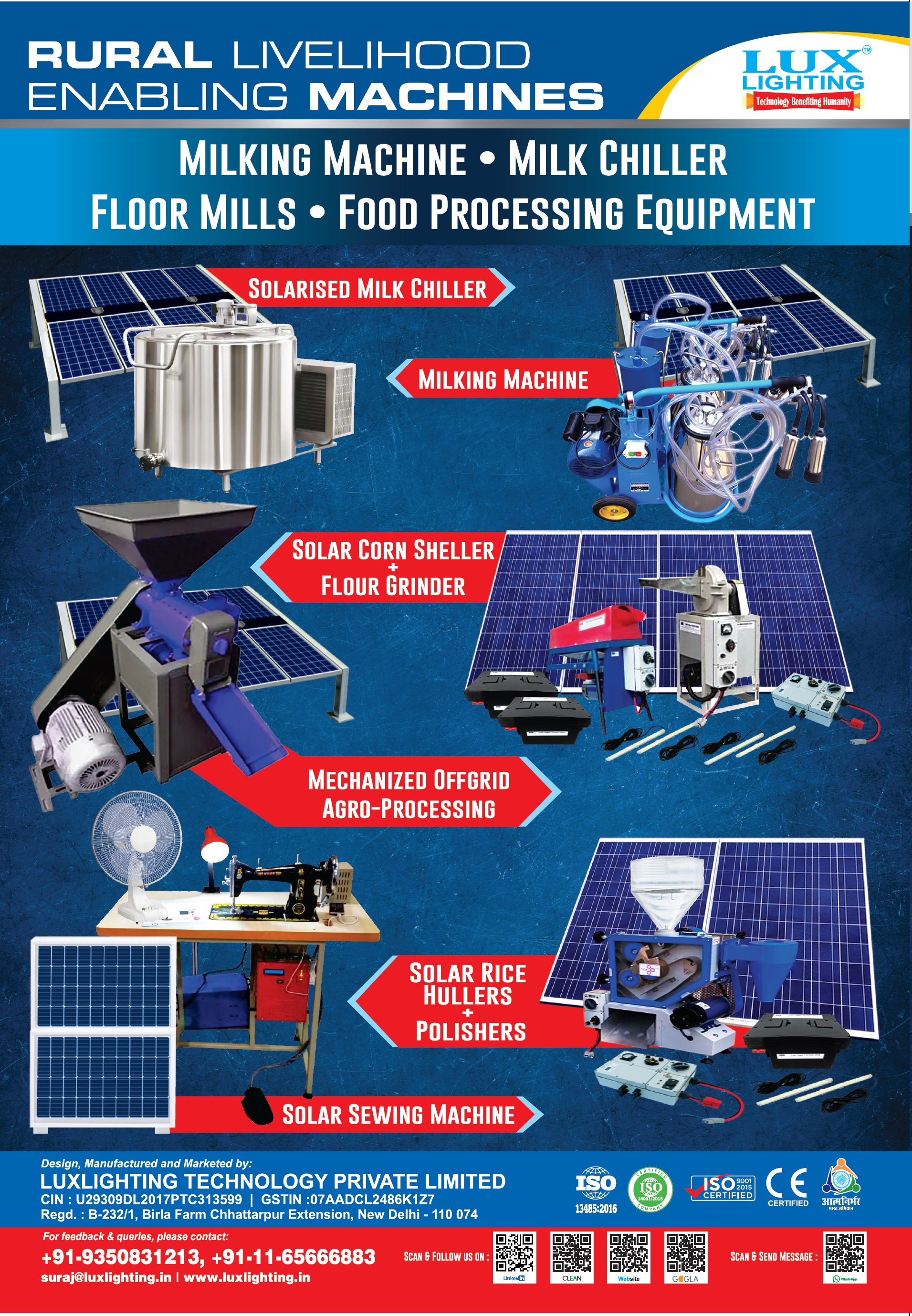 Integrated Engineering Solutions for Social Impact serve the market for to develop technologies and product solutions for social impact in sector of Rural Livelihood enabling machines.