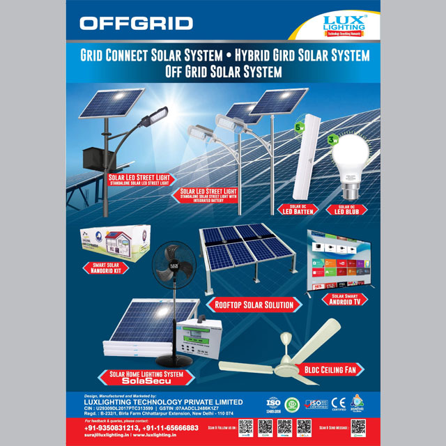 GRID CONNECT SOLAR SYSTEM  -  HYBRID GIRD SOLAR SYSTEM - OFF GRID SOLAR SYSTEM